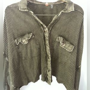 Free people XS button up